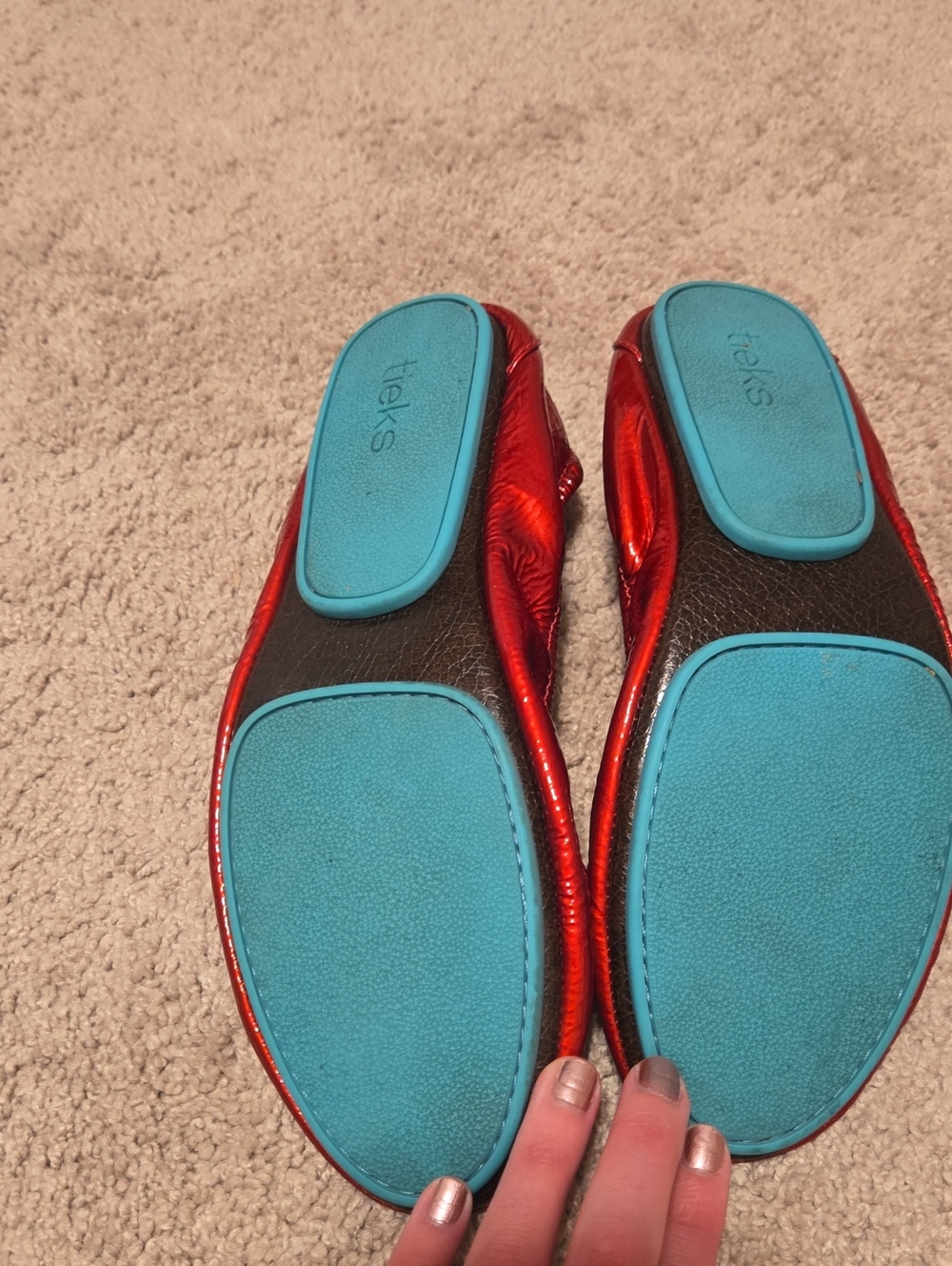 Tieks - Red Diamond - Picture 3 of 4